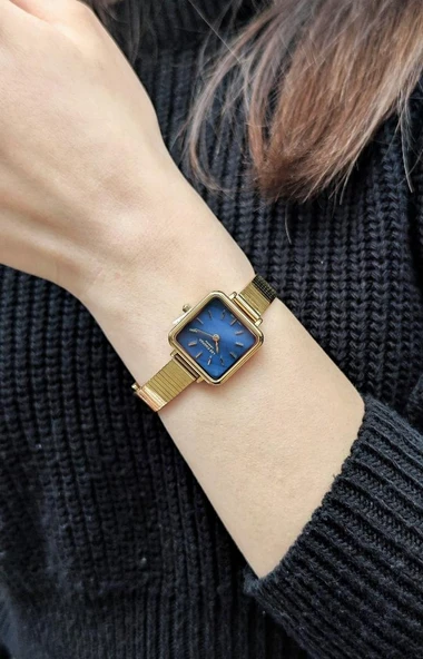 Lee Cooper LC08138 Kare Kadran Minimal Tasarım 3 Atm Su Geçirmezlik Kadın Kol Saati - Resim 12