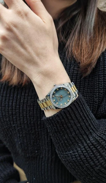 Lee Cooper LC07478 Taşlı Tasarım Sedef Kadran 3 Atm Su Geçirmez Kadın Kol Saati - Resim 5