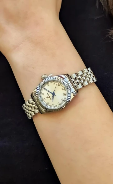 Daniel Klein DKE.1.10846 Minimal Taşlı Tasarım Kadın Kol Saati - Resim 2