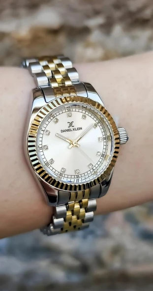 Daniel Klein DKE.1.10846 Minimal Taşlı Tasarım Kadın Kol Saati - Resim 5