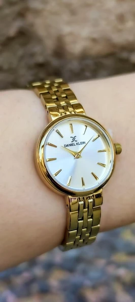 Daniel Klein DKE.1.10874 Yuvarlak Kasa Minimal Tasarım Kadın Kol Saati - Resim 3