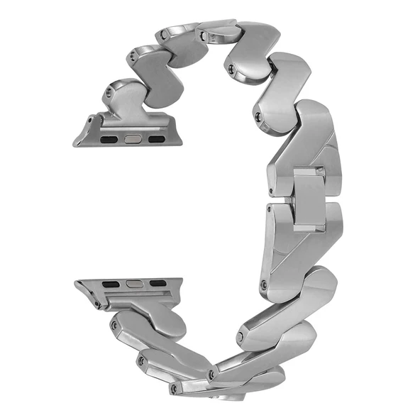 ​​​Apple Watch 38mm Kordon KRD-80 Metal Strap Kayış - 7