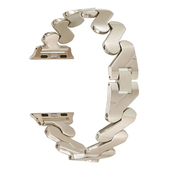 ​​​Apple Watch 7 41mm Kordon KRD-80 Metal Strap Kayış - 8