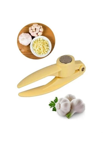 Pratik Kolay Yıkanabilir Sarımsak Ezme Aparatı Sarımsak Ezici Pres - 2