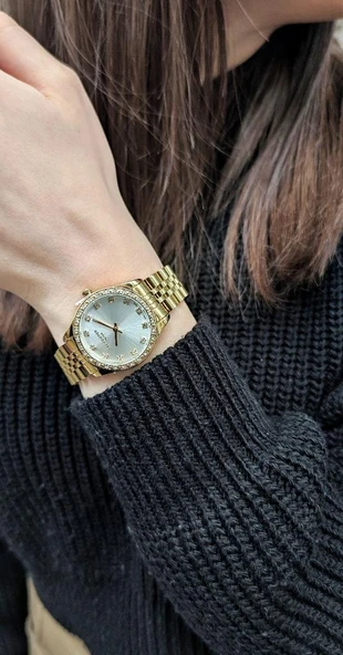 Lee Cooper LC07818 Taşlı Tasarım 3 Atm Su Geçirmez Kadın Kol Saati - Resim 2