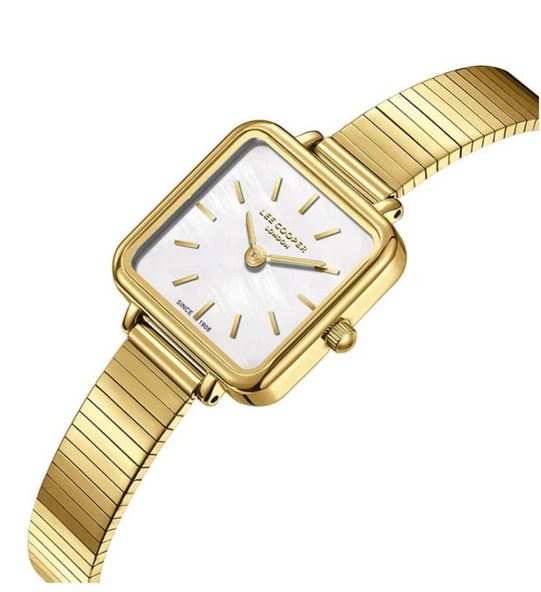 Lee Cooper LC08138 Kare Kadran Minimal Tasarım 3 Atm Su Geçirmezlik Kadın Kol Saati - Resim 4