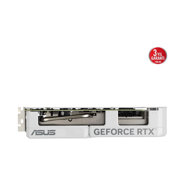 Asus-GEFORCE DUAL-RTX4070S-O12G-EVO-WHITE-NVIDIA--RTX 4070 SUPER-12GB 192BIT GDDR6X--2550MHZ-OC-HDMI-3XDP-DLSS3 Ekran Kartı - 6