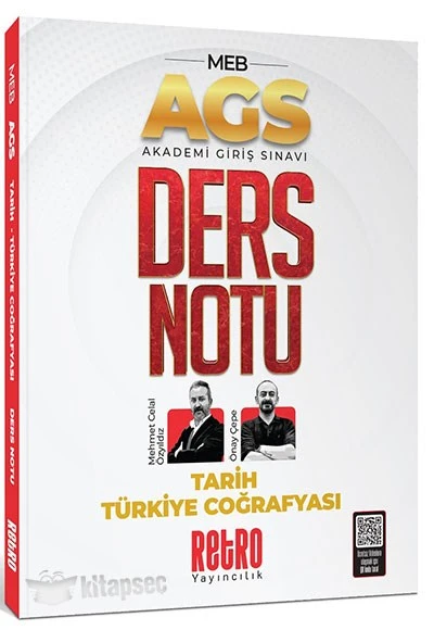 2025 MEB AGS Tarih ve Türkiye Coğrafyası Ders Notu Retro Kitap