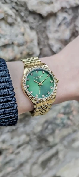 Lee Cooper LC07818 Taşlı Tasarım 3 Atm Su Geçirmez Kadın Kol Saati - Resim 6