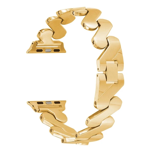 ​​​Apple Watch 7 41mm Kordon KRD-80 Metal Strap Kayış - 10