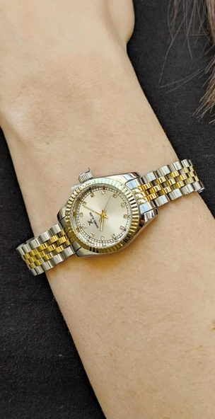 Daniel Klein DKE.1.10846 Minimal Taşlı Tasarım Kadın Kol Saati - Resim 6