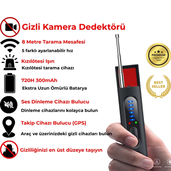 XO CRP01 Gizli Kamera Dedekötürü