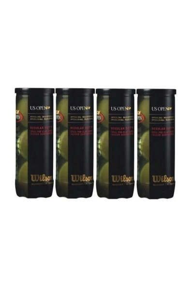 Wilson 4 Kutu Wilson Us Open tenis Topu Vakum Ambalajda