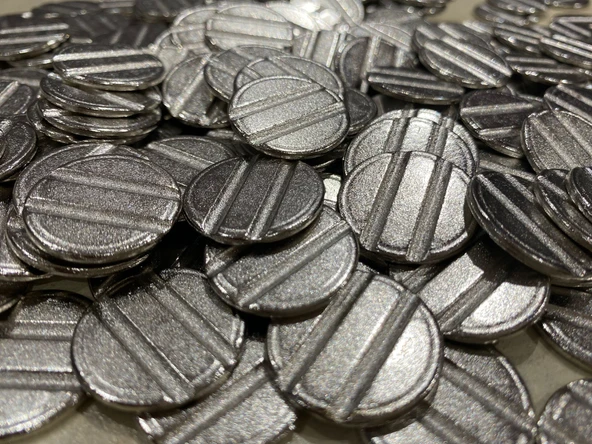 100 Adet 2/2 Çeltikli 24/2 Mm Oyun Makineleri & Langırt Jetonu - 2