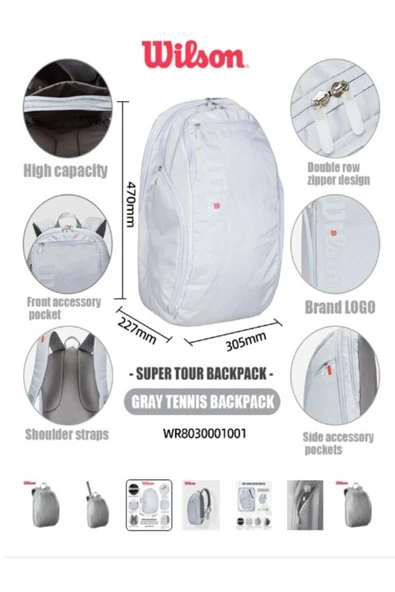 Wilson Shift V1 Tenis Sırt Çantası - Resim 2