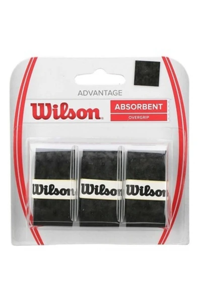 Wilson Advantage Overgrıp Sıyah 3 Lu Paket