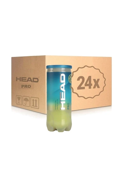 Head Pro Koli Tenis Topu – 3’lü 24 Kutu - 1