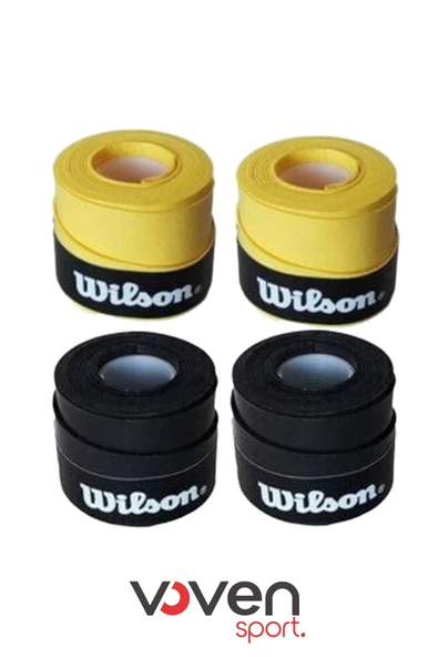 Wilson 2'şer Adet Comfort Bowl O'grips Tekli Siyah - Sarı Grip
