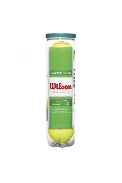 Wilson Starter Green 4'lü Tenis Topu Wrt137400