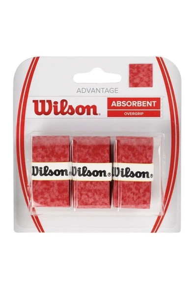 Wilson Tenis Gribi Raket Gribi - Advantage Overgrip - WRZ4033RD Kırmızı