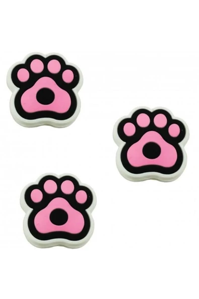 Pro's Pro Siyah Köpek Patisi 3'lü Set Paws Vibra Stop Tenis Raketi Vibrasyon Azaltıcı ürün görseli 1