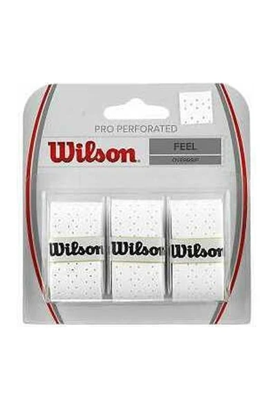 Wilson Overgrip  Pro Perforated 3lü Grip (WRZ4005WH)
