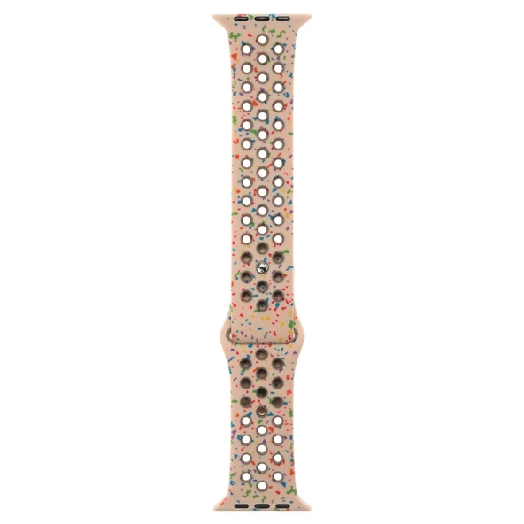 Apple Watch 38mm Kordon Yeni Seri 2023 KRD-02 Silikon Strap Kayış - 5