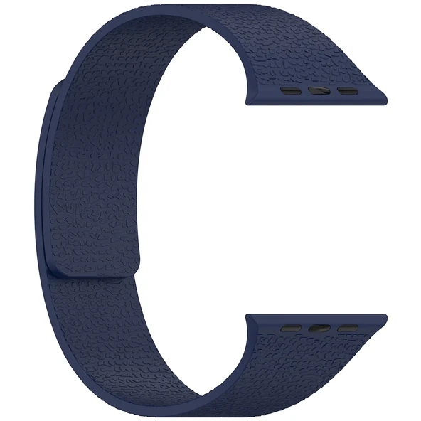 Apple Watch 10 46mm Zore KRD-136 Kabartma Desenli Silikon Kordon - 7