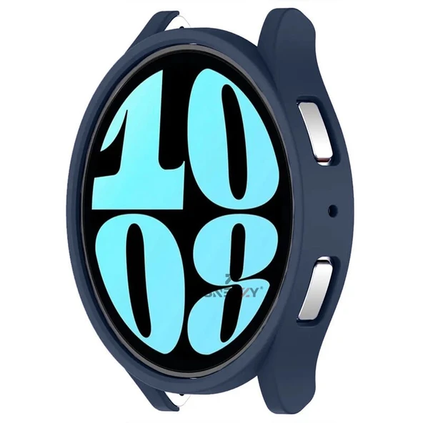 Sneezy Samsung Galaxy Watch 5 Pro PC Sert Dış Kasa Koruyucu  Lacivert - Resim 2