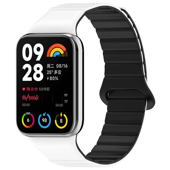 Xiaomi Mi Band 8 Pro Silikon Kordon Zore KRD-105 Strap Kayış - Resim 5