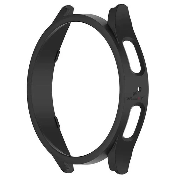Sneezy Samsung Galaxy Watch 5 Pro PC Sert Dış Kasa Koruyucu  Siyah - 3