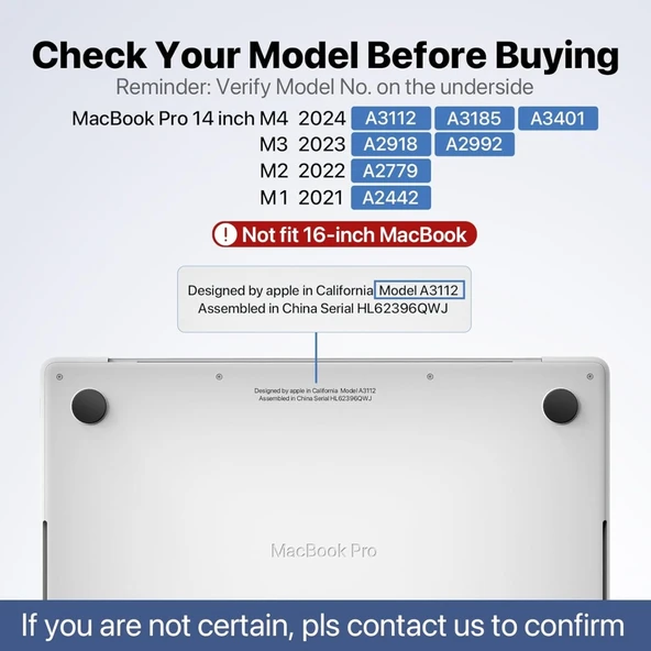 Apple Macbook Pro 14inç M1/M2 A2442 A2779 Kılıf Synthetic İpeksi Deri Standlı Havalandırmalı Kapak 2021 2022 - 5