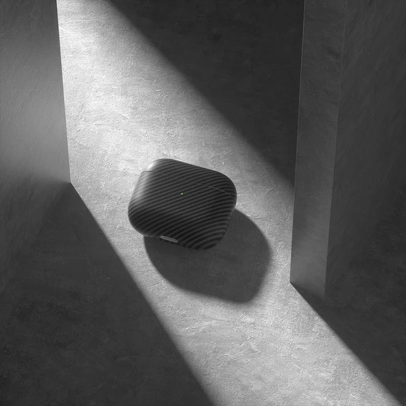 Apple Airpods 3. Nesil Zore Airbag 43 600D Karbon Fiber Kulaklık Kılıfı - 6