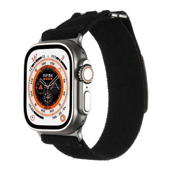 Apple Watch Ultra 49mm Hasır Kordon Zore KRD-106 Strap Kayış - 8