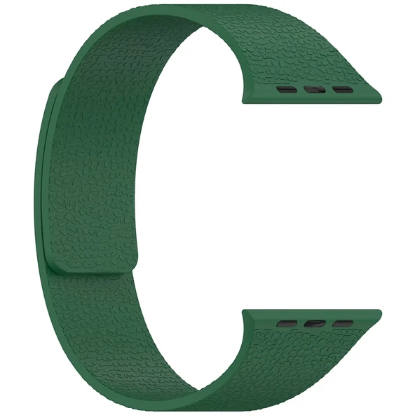 Apple Watch 10 42mm Zore KRD-136 Kabartma Desenli Silikon Kordon - 11