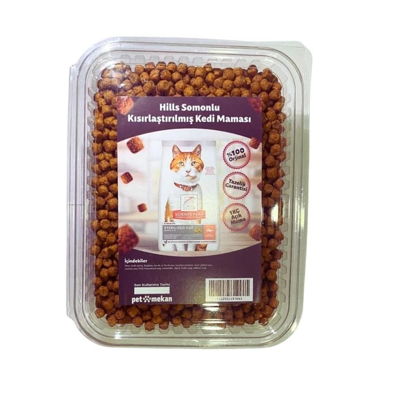 Hills 1 kg Somon Kısır Kedi Maması
