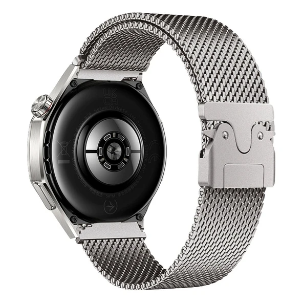 Xiaomi Amazfit GTR 47mm Zore KRD-25 Metal Hasır Kordon - 2