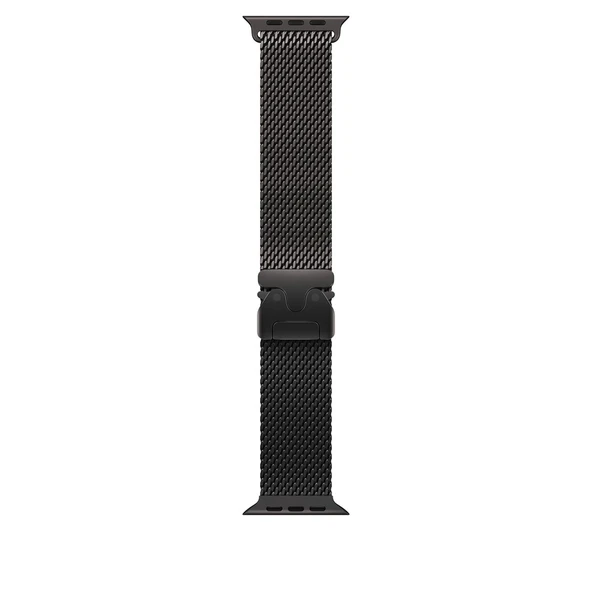 Apple Watch 7 45mm Zore KRD-100 Titanyum Hasır Kordon - 3