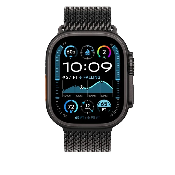 Apple Watch Ultra 49mm Zore KRD-100 Titanyum Hasır Kordon - 2