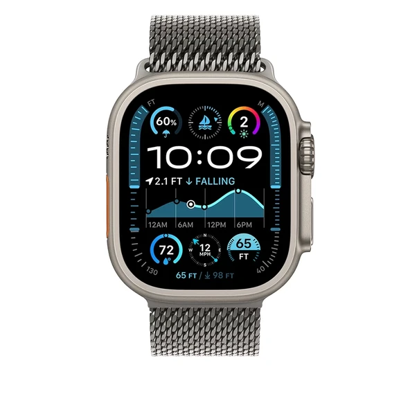 Apple Watch Ultra 49mm Zore KRD-100 Titanyum Hasır Kordon - 3