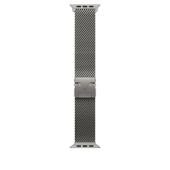 Apple Watch 10 46mm Zore KRD-100 Titanyum Hasır Kordon - 4