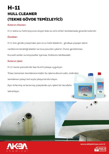 Akba Tekne Gövde Temizleyici 1 Litre - Resim 2