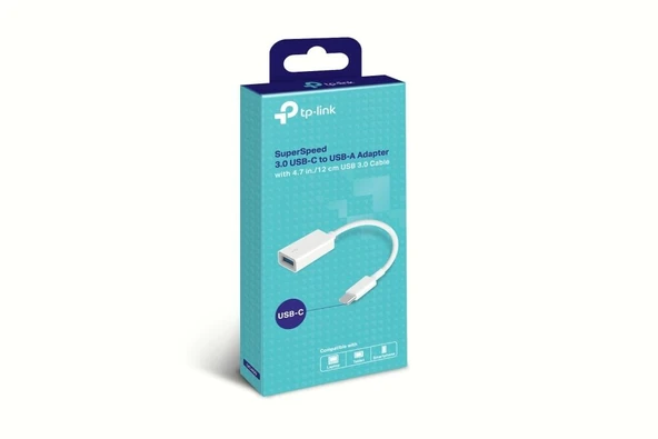 TP-LINK UC400 Yüksek Hızda 3.0 USB-C - USB-A Adaptör - 3