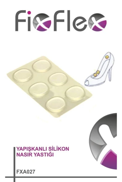 FİXFLEX Yapışkanlı Silikon Nasır Yastığı 6 Lı Jetsepet