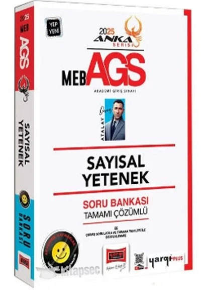 2025 MEB-AGS Sayısal Yetenek Soru Bankası Çözümlü Anka Serisi Yargı Yayınları