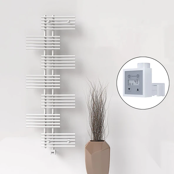 FIJI Elektrikli Havlupan 650x1762 Beyaz (KTX3 Termostat) 1000W ürün görseli