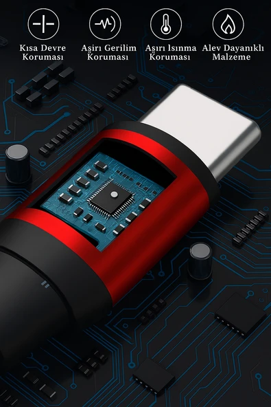 2.4AMPER 1Metre USB to TYP-C Güçlendirilmiş Örgülü Şarj ve Data Kablosu BDL-V10 - 3