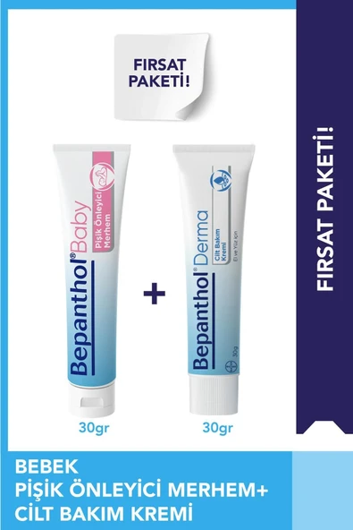 Cilt Bakım Kremi 30g Baby Pişik Önleyici Merhem 30 gr L Avantajlı Günlük Vücut Bakım Seti