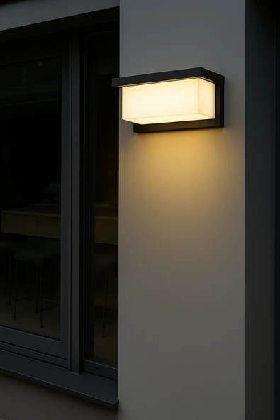 CT-7084 Cunda 30W Duvar Apliği Modern LED Dış Aydınlatma 2350LM Günışığı 3200K - 6