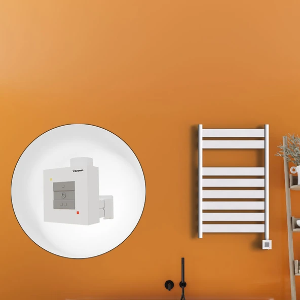 Bora Bora Elektrikli Havlupan 500x800 Beyaz Ktx1 300 Watt ürün görseli